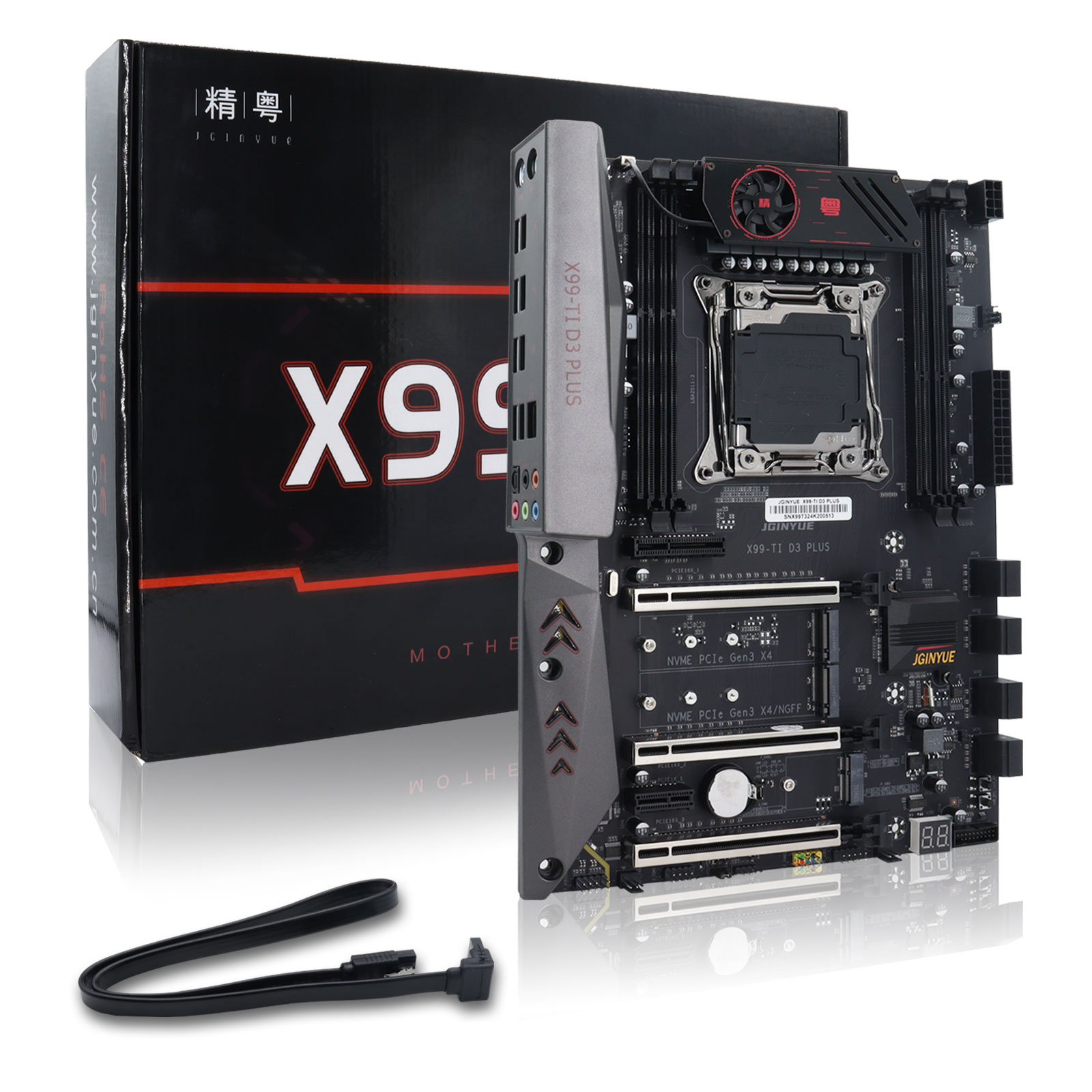 E5 2696 V3 - لوحة أم JGINYUE X99-TI D3 PLUS