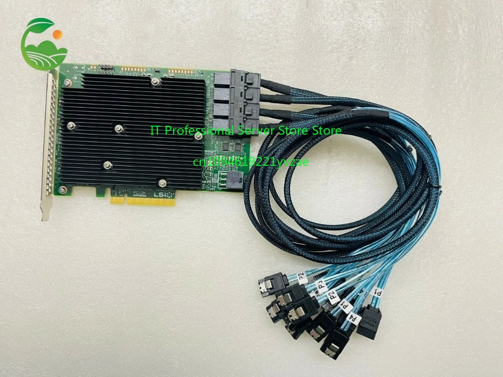Lsi 9300 16I Hba It Mode - بطاقة LSI 9300-16i 12Gbps ذات 16