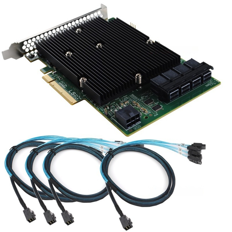 Lsi 9300 16I Hba It Mode - بطاقة محول LSI SAS 9300-16I 12GB/S