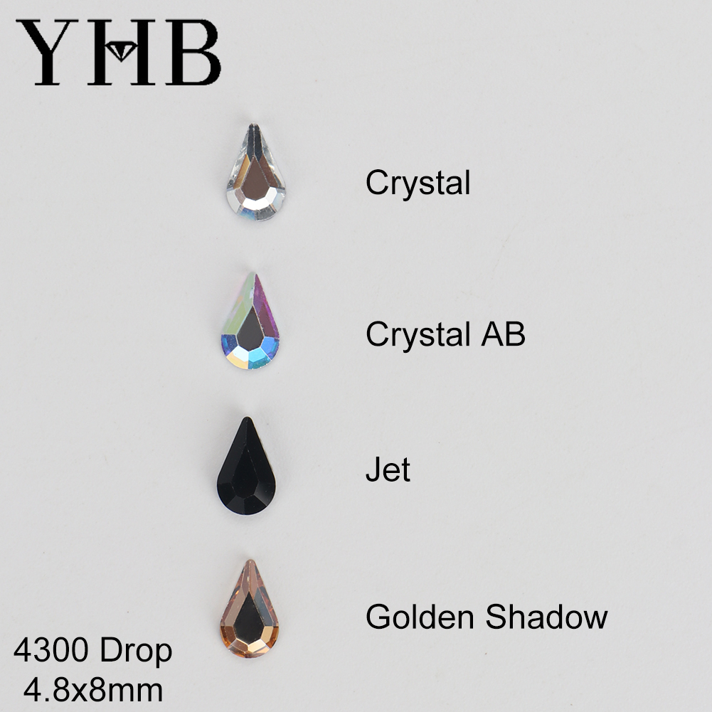 Platinum 8280 - أحجار الراين الكريستالية اللامعة من YHB