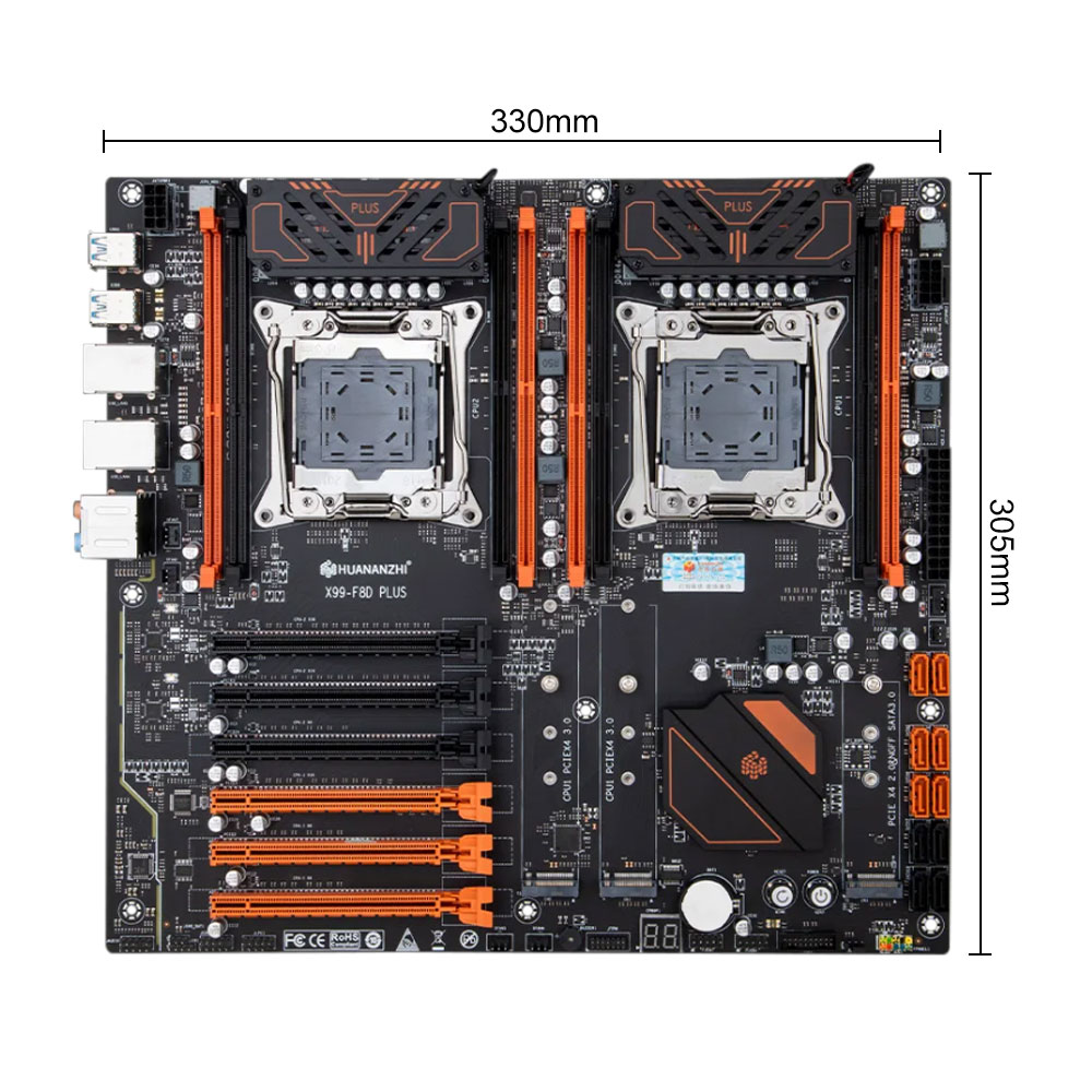 لوحة أم HUANANZHI X99 F8D PLUS - مراجعة E5 2696 V3 وسعره