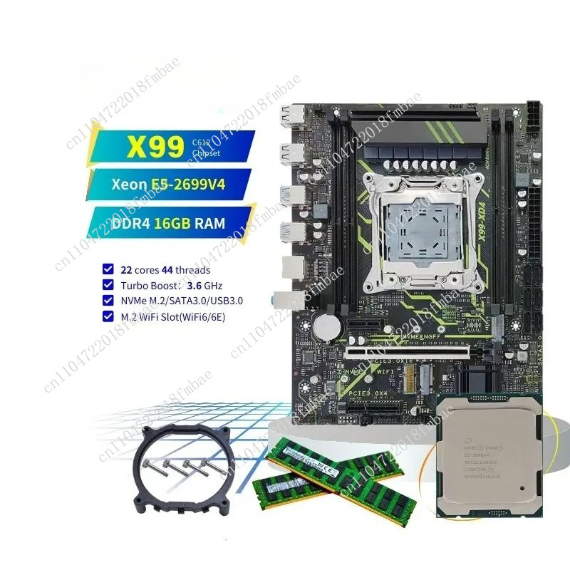 مجموعة كمبيوتر مكتبي مع لوحة أ - مراجعة E5 2699 V4 وسعره