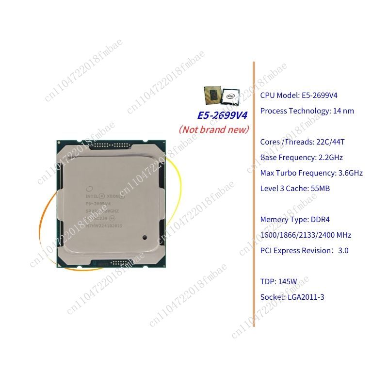 مجموعة كمبيوتر مكتبي مع لوحة أ - مراجعة E5 2699 V4 وسعره