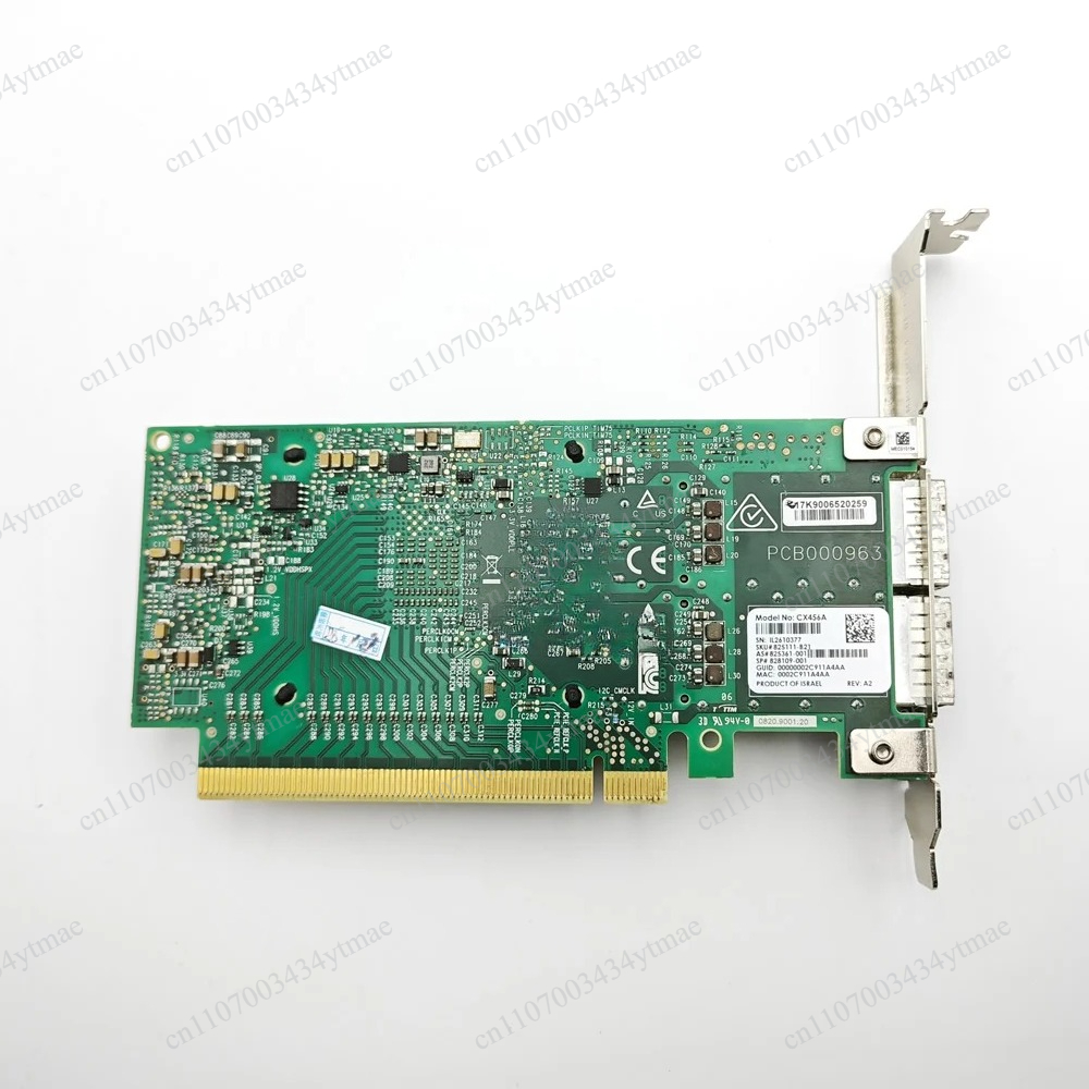 بطاقة شبكة MCX456A-ECAT CX456A - مراجعة 100Gbe Qsfp28 Network Card وسعره