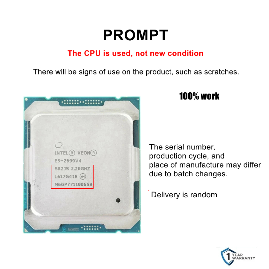 معالج Intel xeon E5 2699 V4 CP - مراجعة E5 2699 V4 وسعره