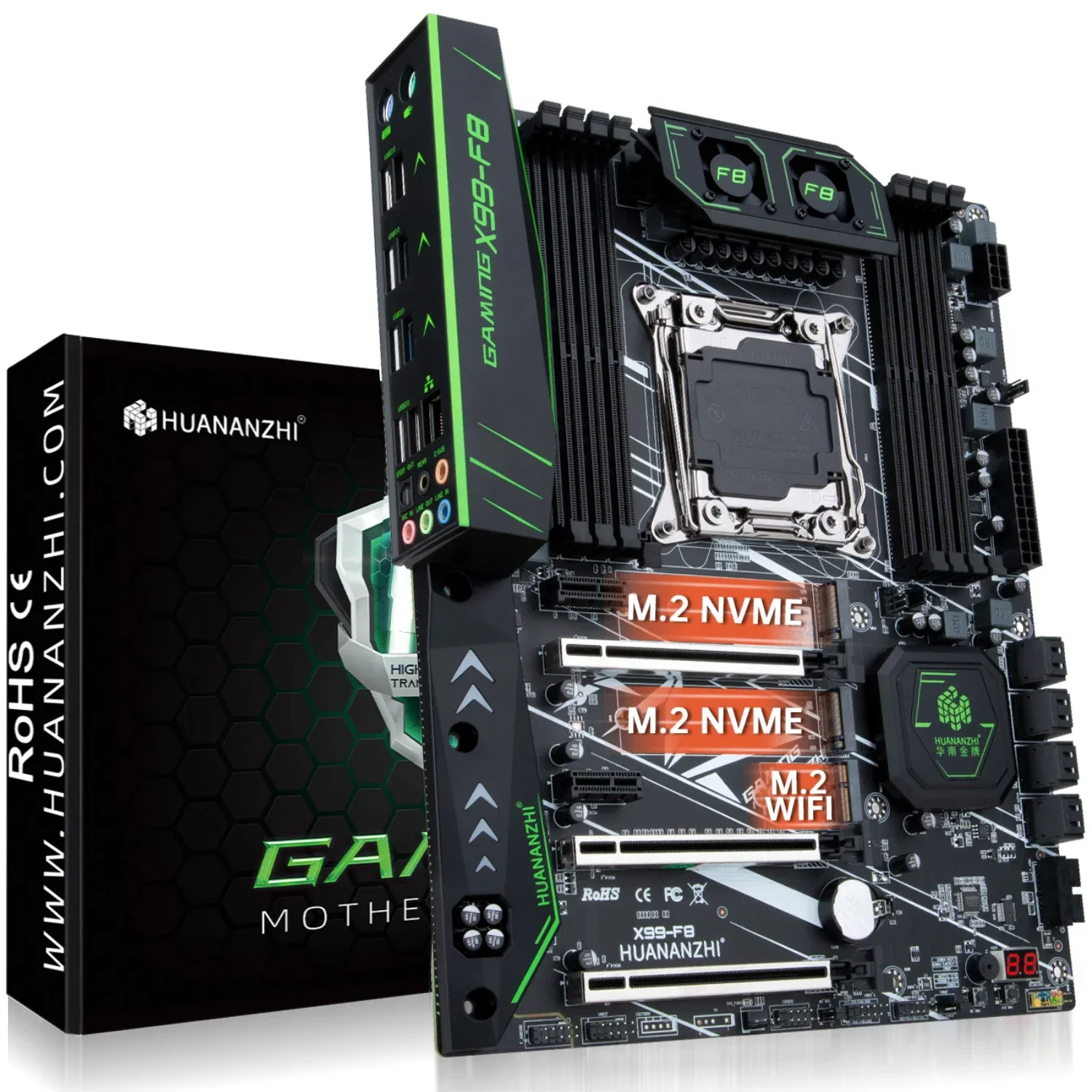 HUANANZHI X99 F8 X99 اللوحة ال - مراجعة 64Gb Ddr4 Ecc Reg 3200Mhz وسعره