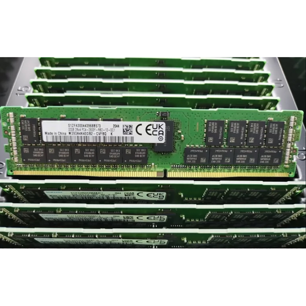 1 قطعة ذاكرة M393A4K40DB2-CVF  - مراجعة 32Gb 2Rx4 Pc4 2933Y وسعره